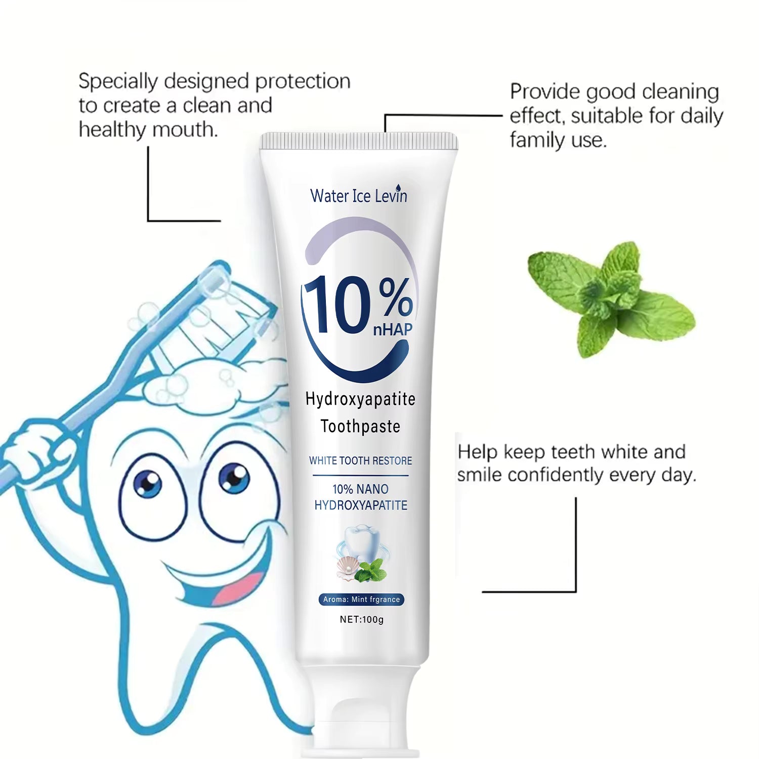 10% Nano Hydroxyapatite Toothpaste