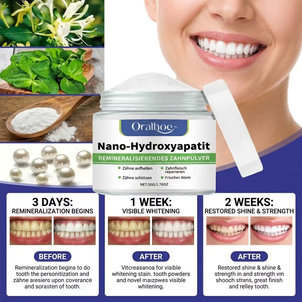 Hydroxyapatite10% Infused Winter Whitening Tooth Powder